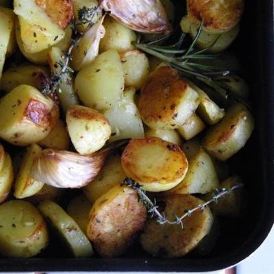 gezondere oven-geroosterde aardappelen