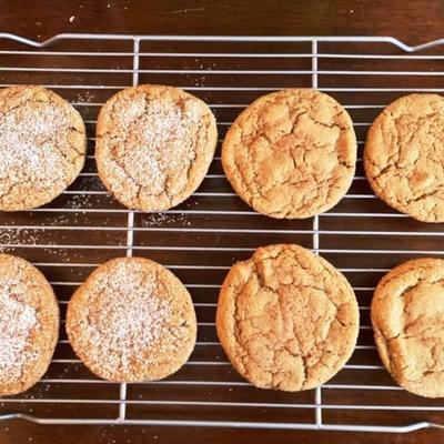 gezondere grote zachte gemberkoekjes