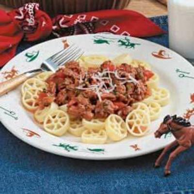 wagenwiel pasta plaat