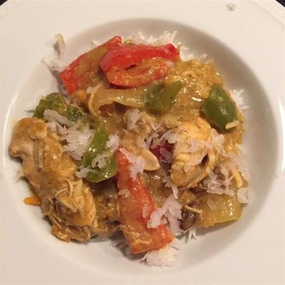 slow cooker coconut curry chicken