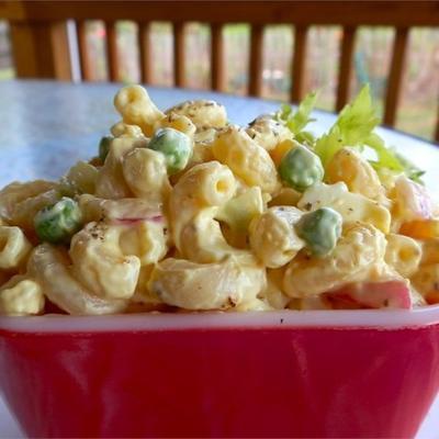 lagere vetachtige amish macaroni salade