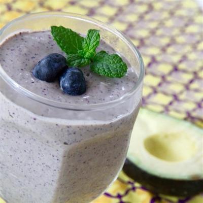 avocado bosbes smoothie