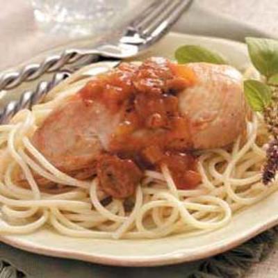 mushroom chicken cacciatore