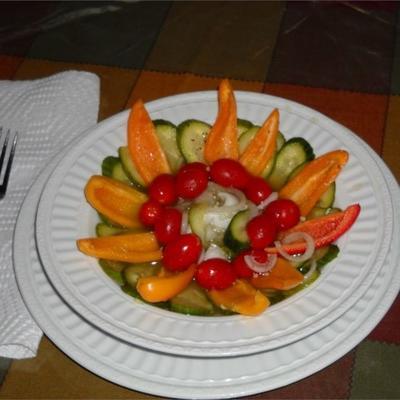 omi's komkommer salade