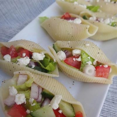 salade gevulde schelpen