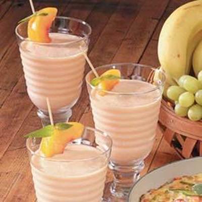 oranje perzik smoothies