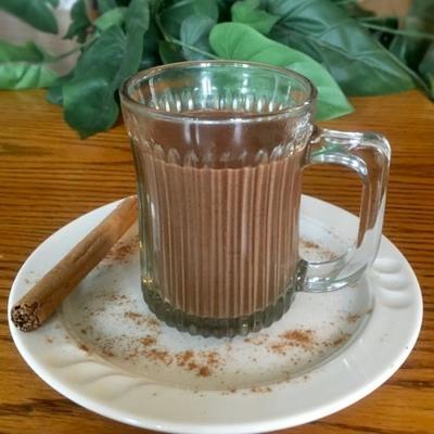 Mexicaanse warme chocolademelk atole champurrado