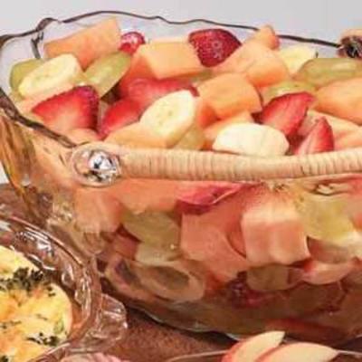 vier fruitsalade