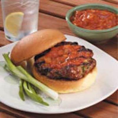 oosterse burgers van varkensvlees