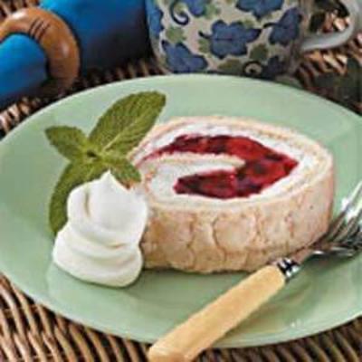 cherry angel cake roll