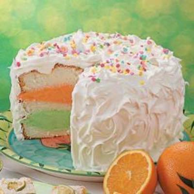 citrus sorbet torte