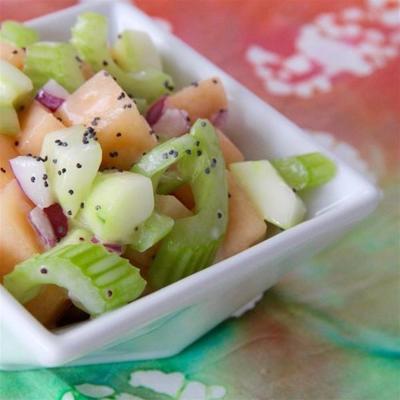 zomer salade met maanzaad