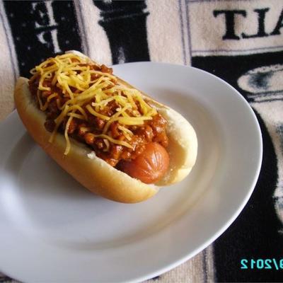 hotdog chili voor chili honden