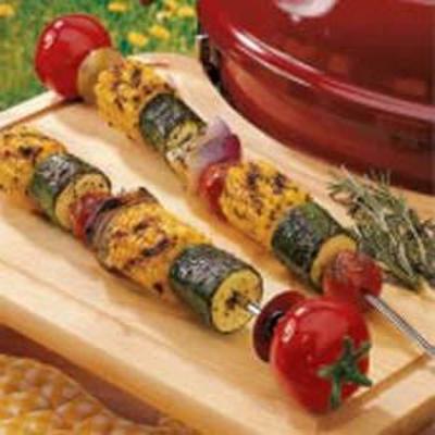 gegrilde groentenbrochettes