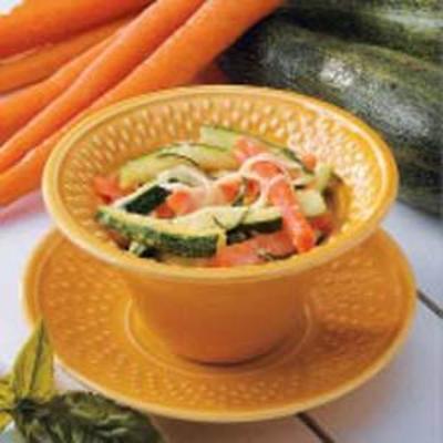 courgette met basilicumroom