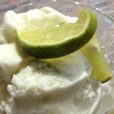 kokosnoot limoenijs - automatisch ijs maker recept