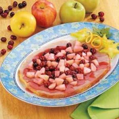 cran-apple ham slice