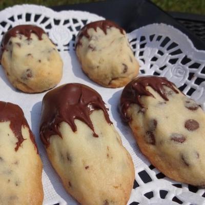 mini chocolate chip shortbread cookies