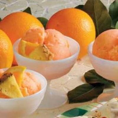 ananas oranje sorbet