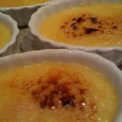 klassieke doordrenkt creme brulee