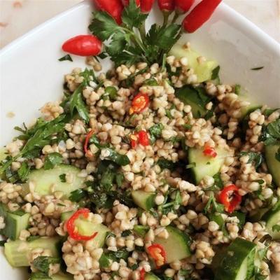 geroosterde boekweit tabbouleh