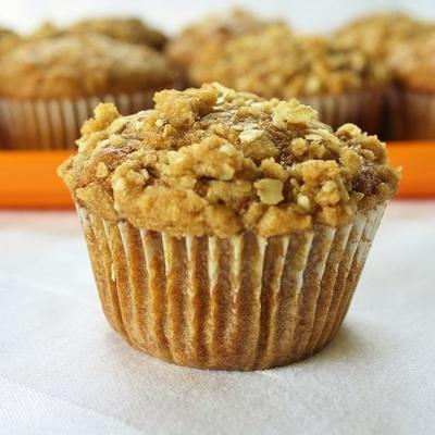 pompoenmuffins met streusel topping