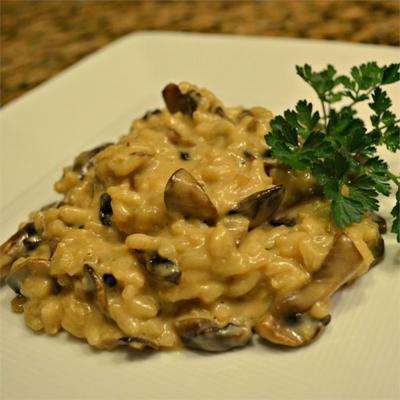 portabello paddenstoelen- en pepersrisotto