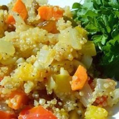 quinoa amandelpilaf