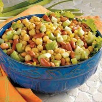 curried bean salade