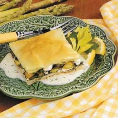 asparagus spanakopita