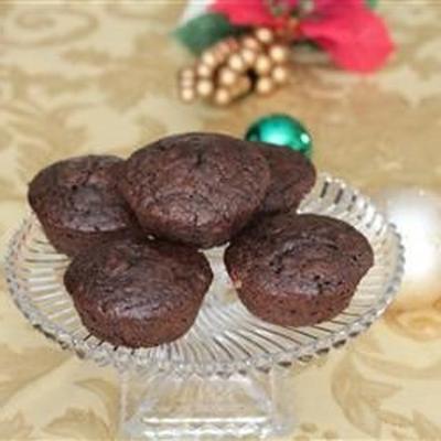 cappuccino-muffins met chocolade en veenbessen