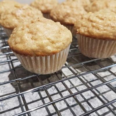 karnemelk-havermout muffins