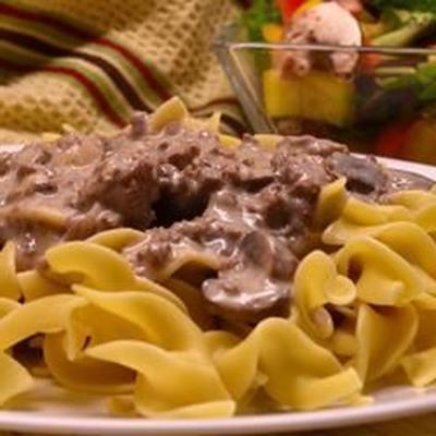 mitzie's beef stroganoff