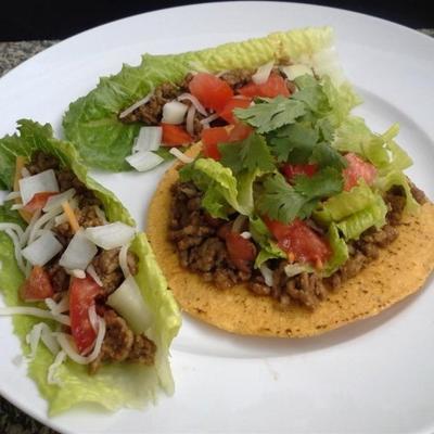 rundergehakt met zelfgemaakte taco-kruidenmix