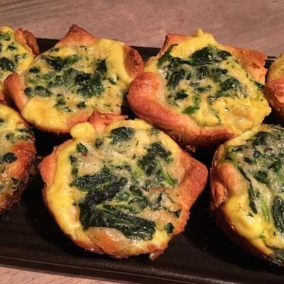 mini-quiche croissant