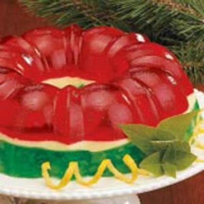 kerst gelatine ring