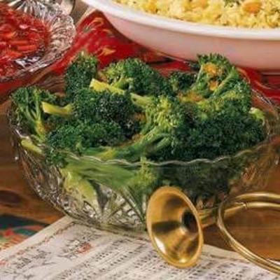 broccoli met gemberoranje boter