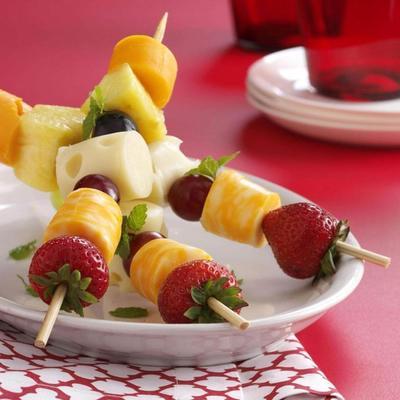 fruit 'n' cheese kabobs