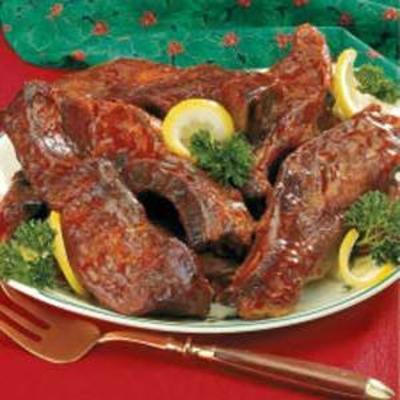 mom's gebarbecued ribben