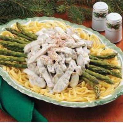 asperge beef stroganoff