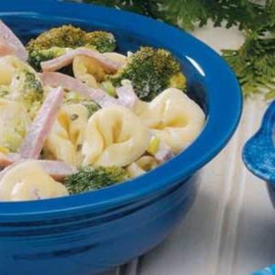 warme tortellini salade