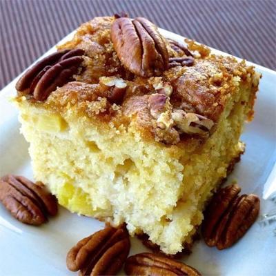 pecan ananas koffie cake