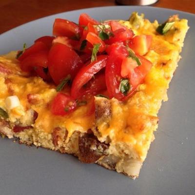 aardappel en peper frittata