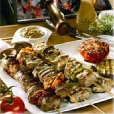 gemarineerde kebab met maille® dijon originale mosterd