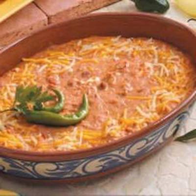 make-over cheesy bean dip