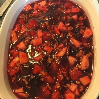 cranberry jell-o® salade met walnoten