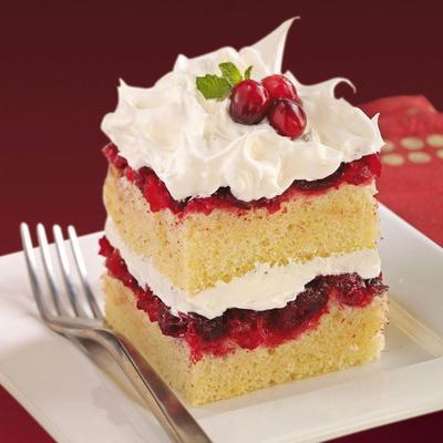 cranberry-topte cake