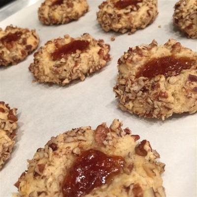 frambozen thumbprint cookies