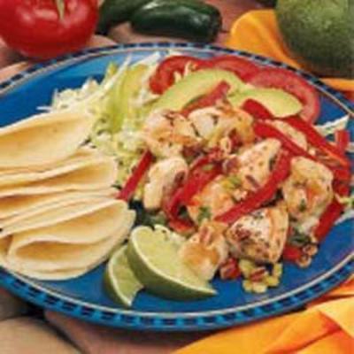 kip fajita salade