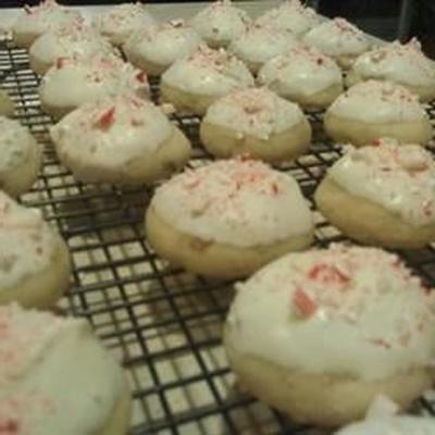 candy cane sneeuwbal cookies